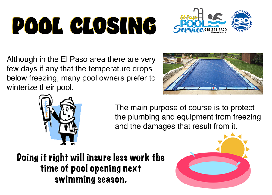 Start and Closing Pool